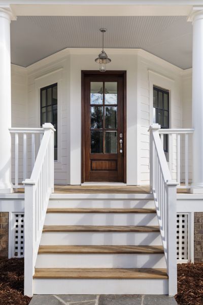 Stoop Railing Installation in Arlington