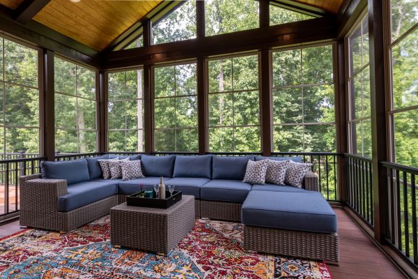 Enclosed Deck Installation in Arlington