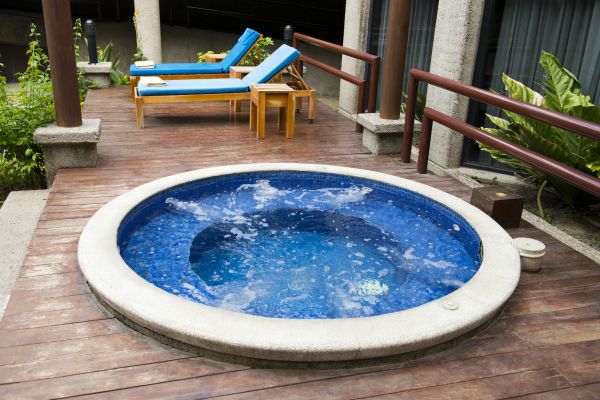 Hot Tub Deck Construction in Arlington